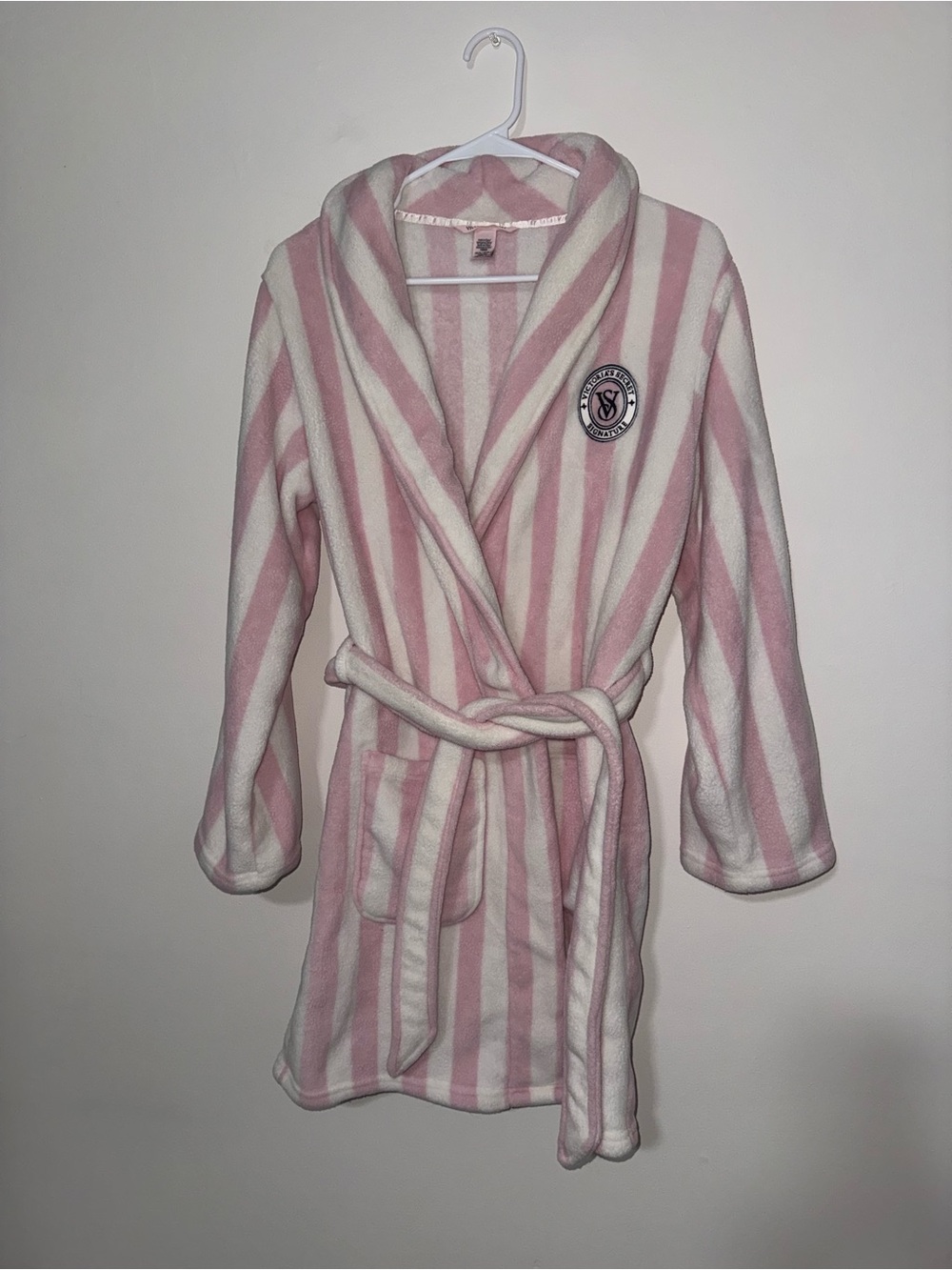 Victoria’s Secret Punk Striped Plush Robe